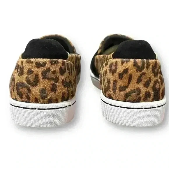 Clarks Pawley Wes Sneaker, Leopard Print Suede, Womens Size 7 **Like New** - Picture 7 of 10